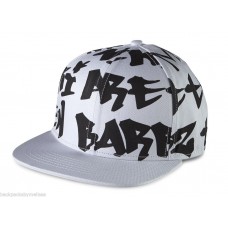 Nicki Minaj HAT NeW White and Black "BARBZ" Baseball Cap Adjustable Strap  eb-79149667
